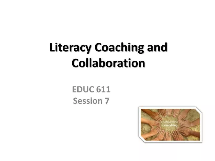 literacy coaching and collaboration
