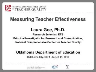 Measuring Teacher Effectiveness