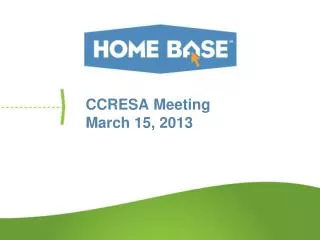 CCRESA Meeting March 15, 2013