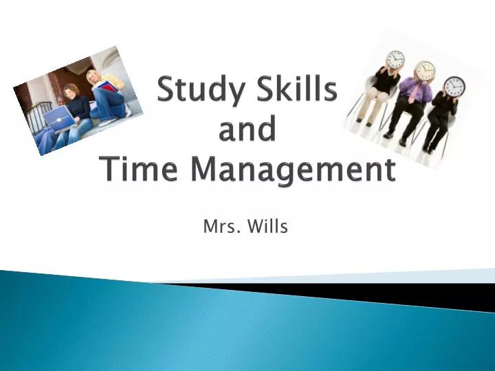 study skills and time management