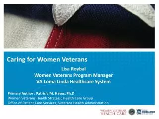 Caring for Women Veterans