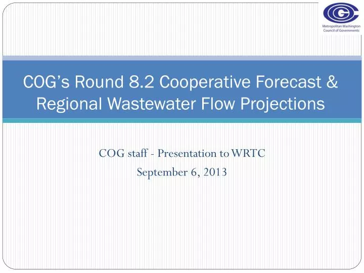 cog s round 8 2 cooperative forecast regional wastewater flow projections