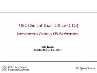 USC Clinical Trials Office (CTO)