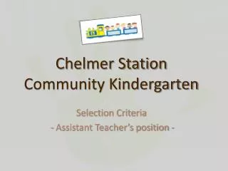 Chelmer Station Community Kindergarten