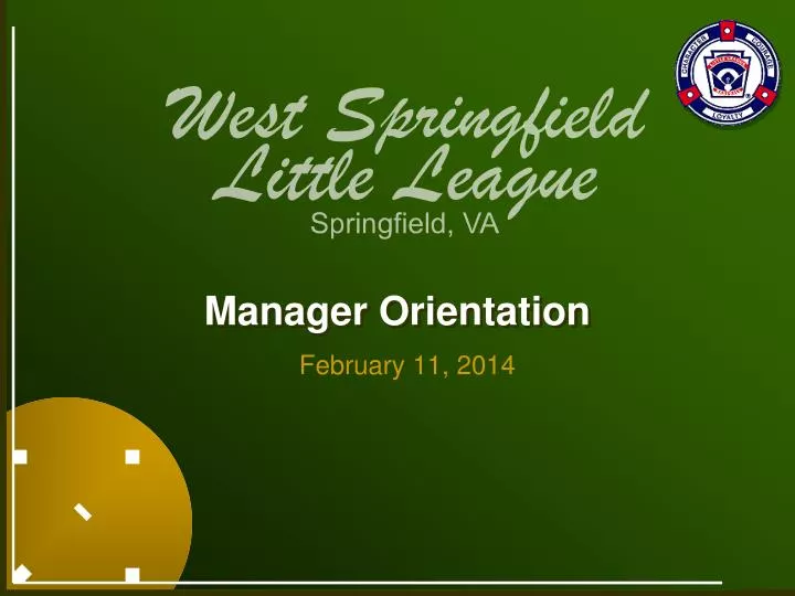 manager orientation