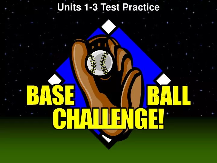 baseball challenge