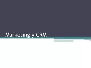 marketing y crm