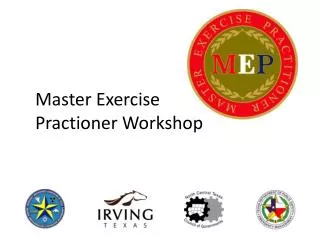 Master Exercise Practioner Workshop