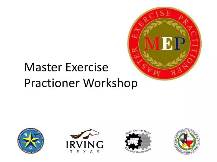 master exercise practioner workshop