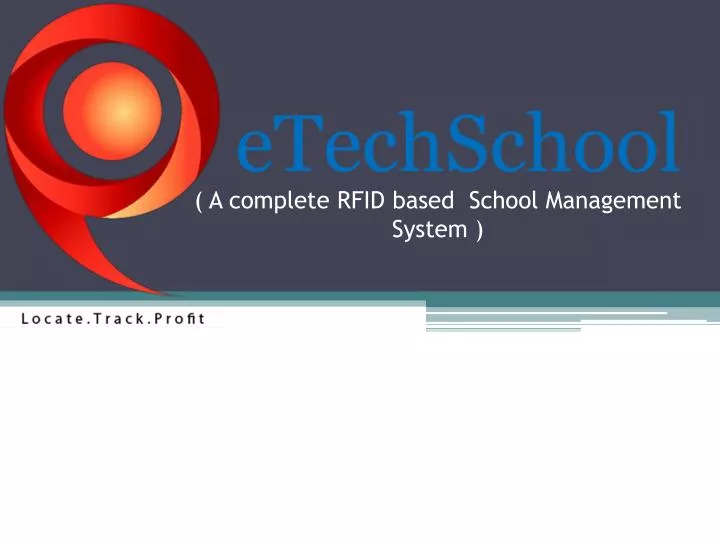 a complete rfid based school management system