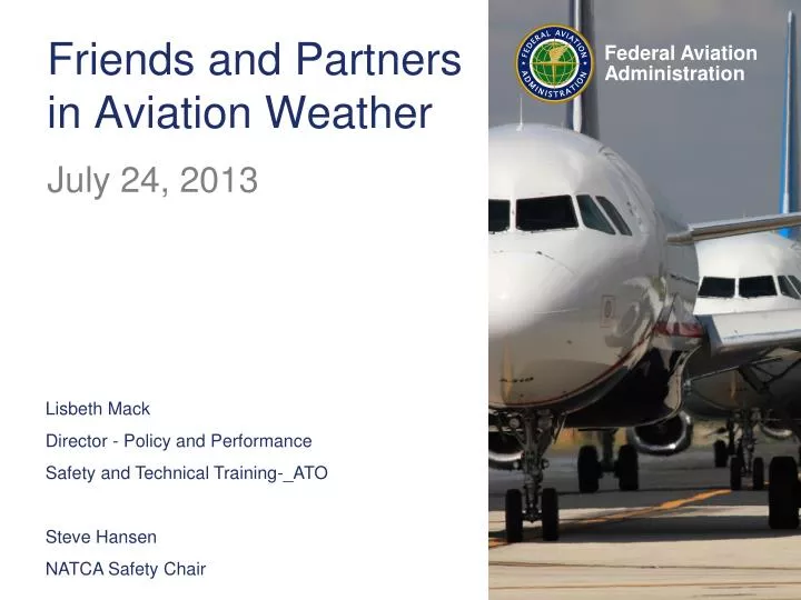 friends and partners in aviation weather