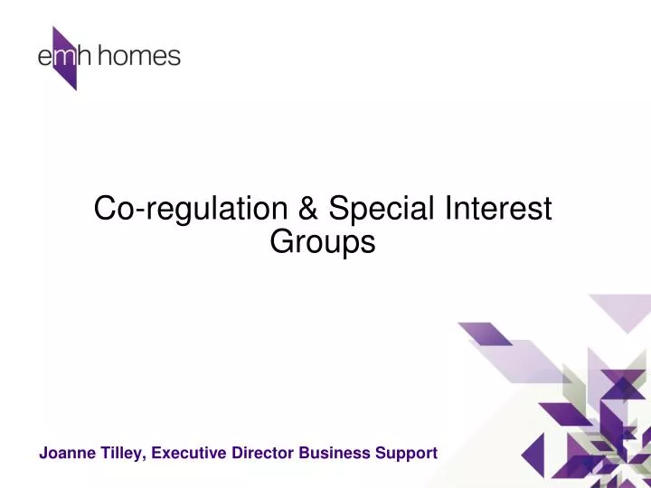 co regulation special interest groups