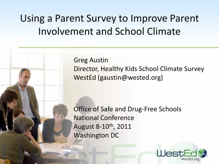 using a parent survey to improve parent involvement and school climate