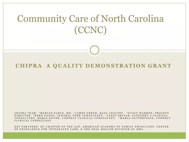 community care of north carolina ccnc
