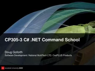 CP305-3 C# .NET Command School