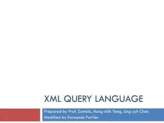 XML Query Language