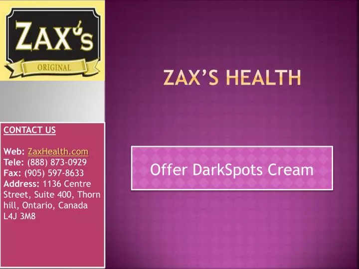 zax s health