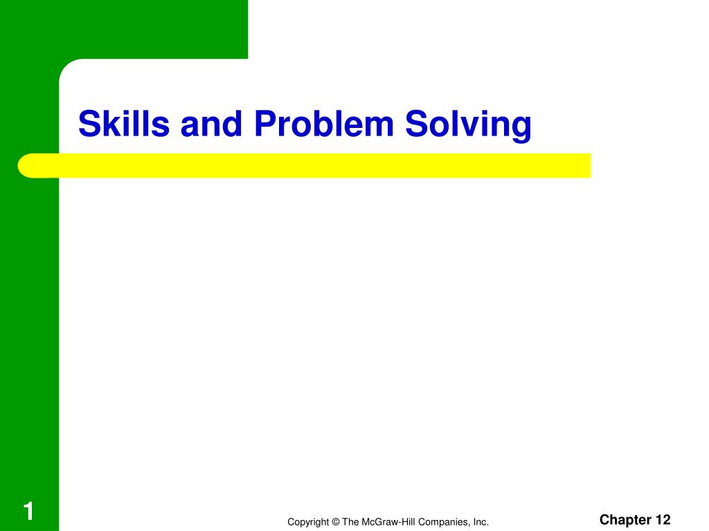 PPT - Skills and Problem Solving PowerPoint Presentation, free download ...