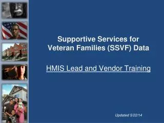 Supportive Services for Veteran Families (SSVF) Data