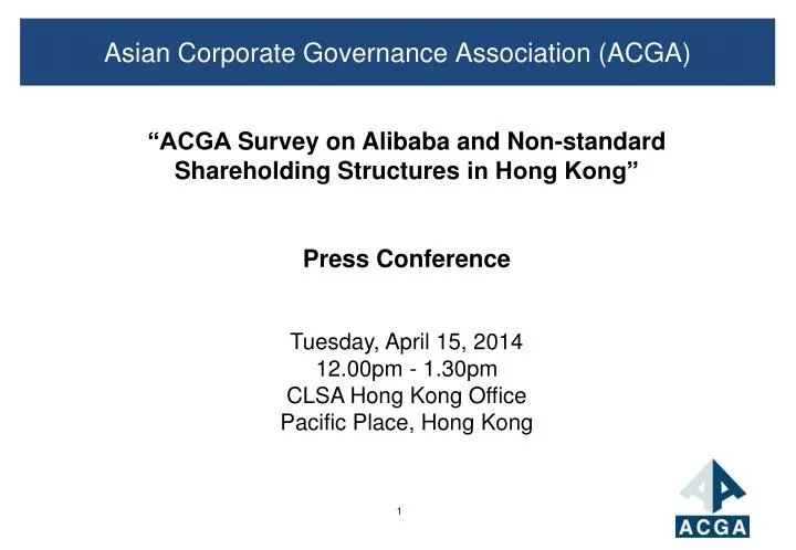 asian corporate governance association acga