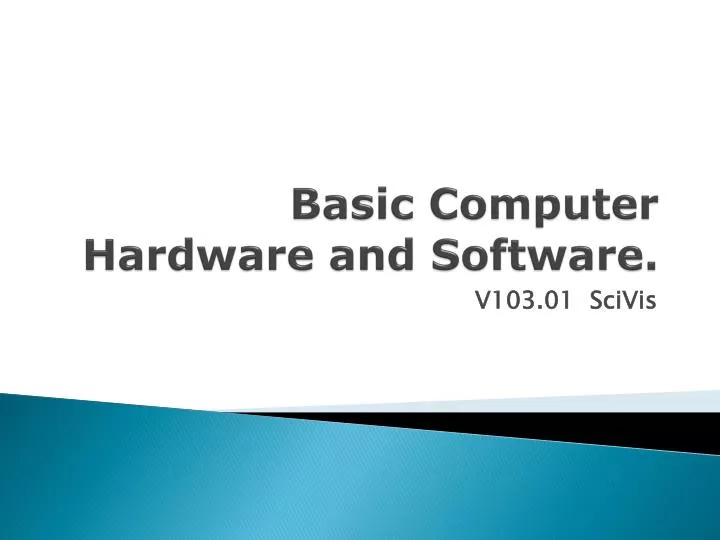 PPT - Basic Computer Hardware And Software. PowerPoint Presentation ...