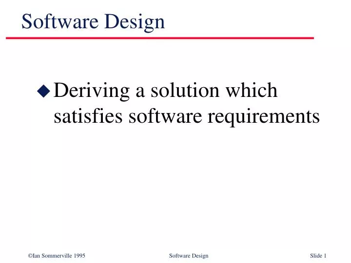 software design