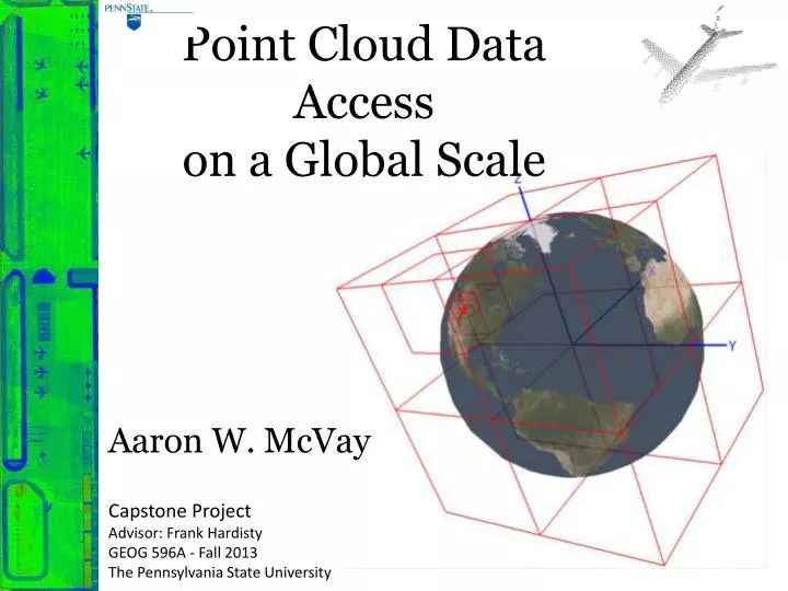 point cloud data access on a global scale