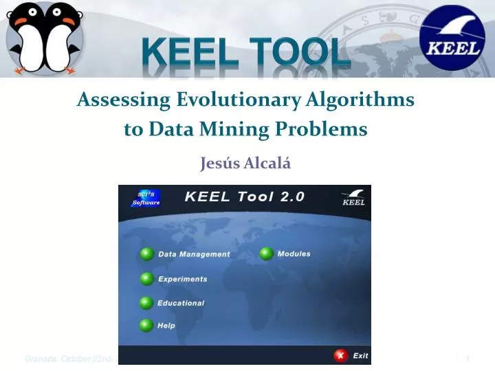 assessing evolutionary algorithms to data mining problems jes s alcal