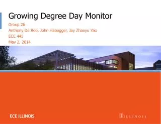 Growing Degree Day Monitor