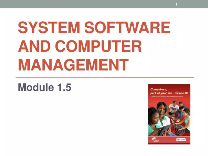 system software and computer management