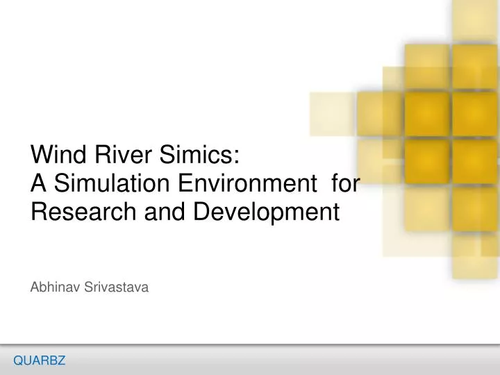 wind river simics a simulation environment for research and development