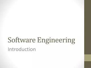 PPT - Software Engineering PowerPoint Presentation, free download - ID ...