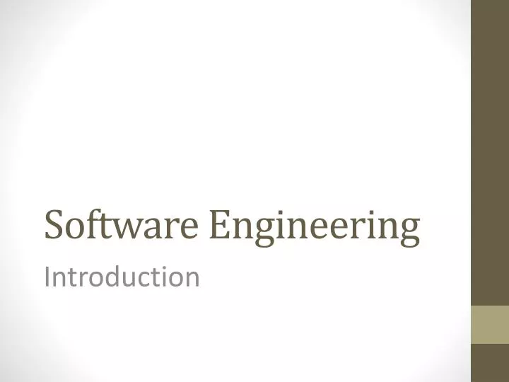 software engineering