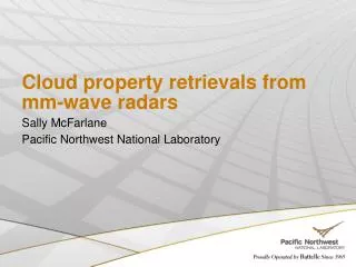 Cloud property retrievals from mm-wave radars