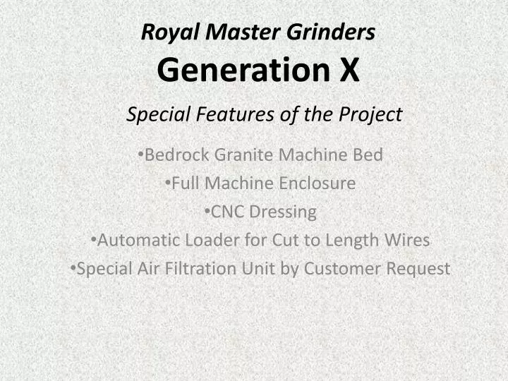 royal master grinders generation x