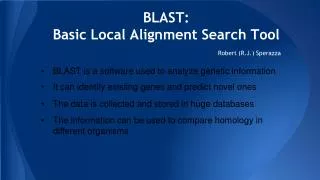 BLAST: Basic Local Alignment Search Tool