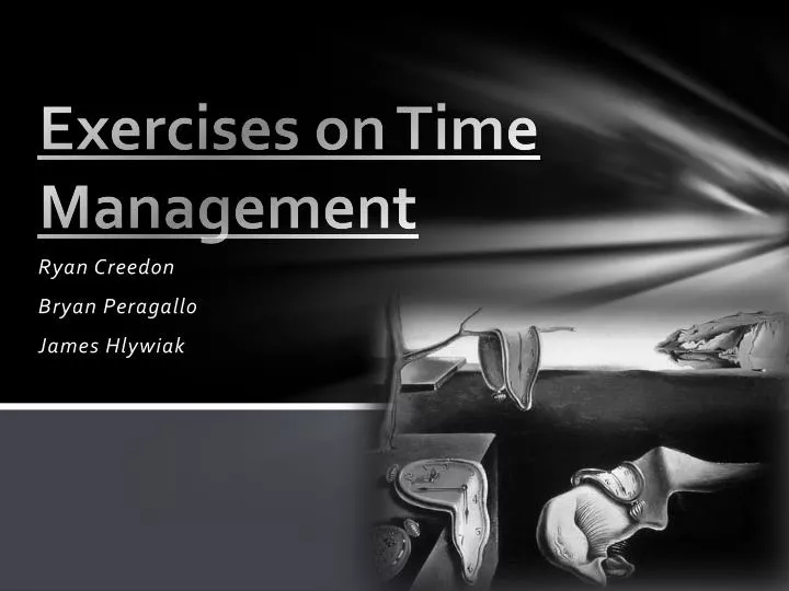 exercises on time management