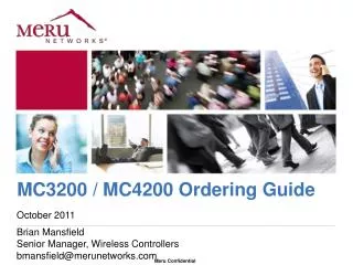 MC3200 / MC4200 Ordering Guide