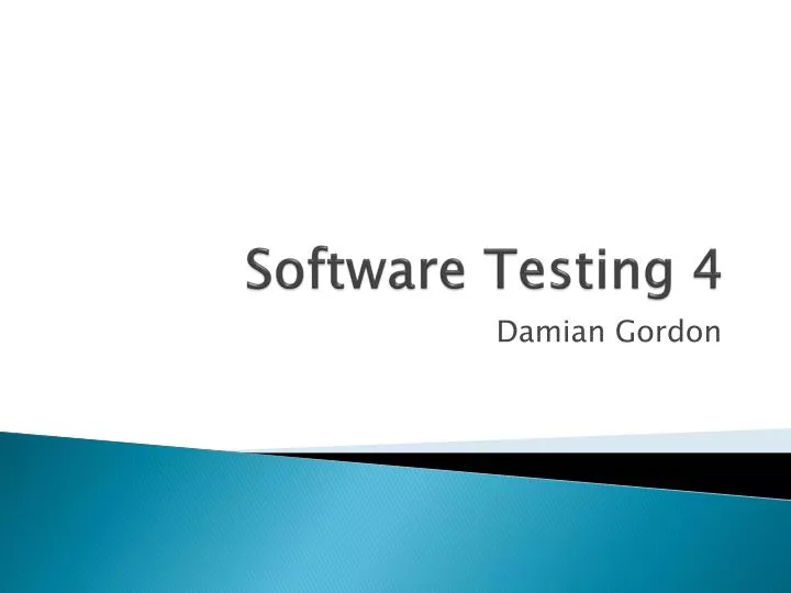 software testing 4
