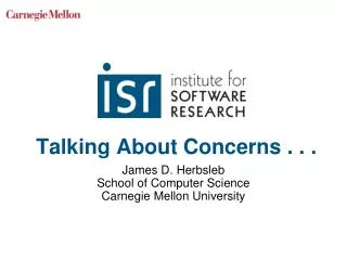 Talking About Concerns . . .