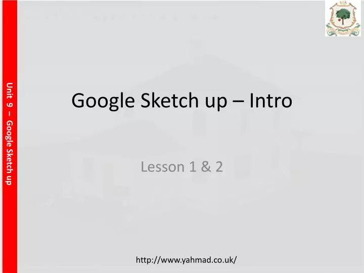google sketch up intro