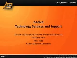 DASNR Technology Services and Support