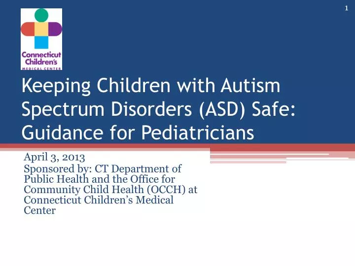 keeping children with autism spectrum disorders asd safe guidance for pediatricians