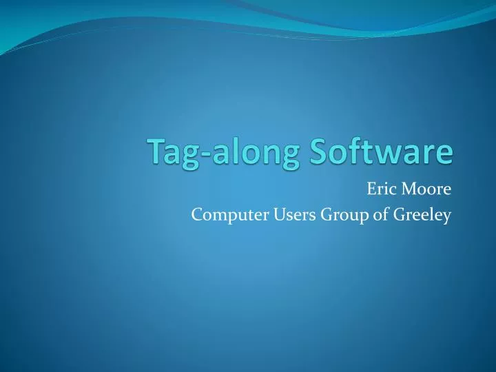 tag along software