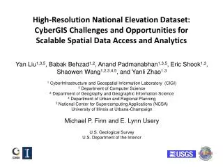 High-Resolution National Elevation Dataset: CyberGIS Challenges and Opportunities for Scalable Spatial Data Access and