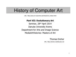 History of Computer Art