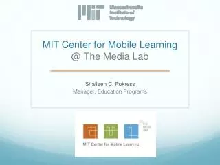 MIT Center for Mobile Learning @ The Media Lab