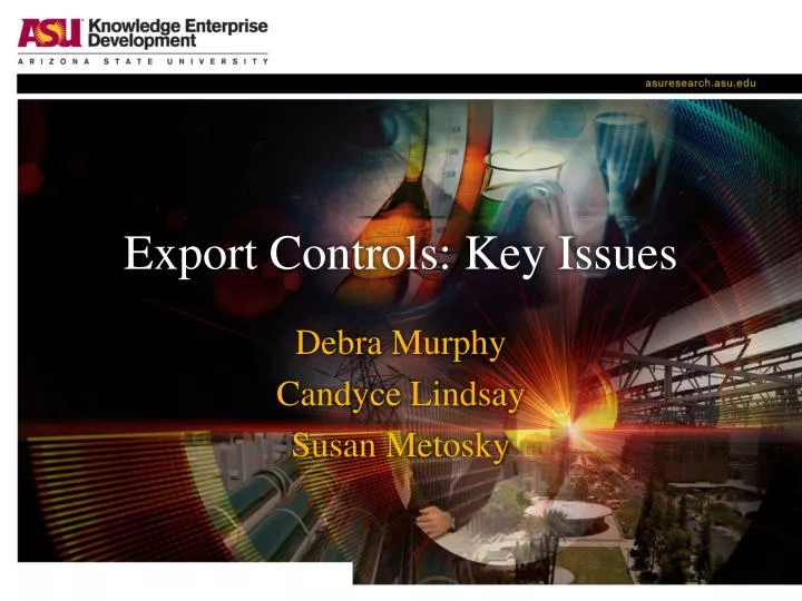 export controls key issues