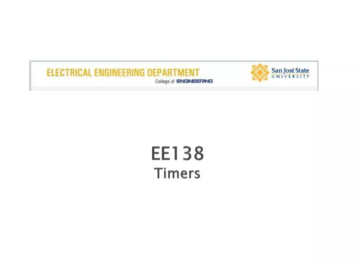 ee138 timers