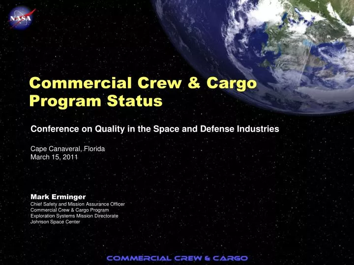 commercial crew cargo program status